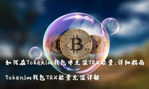 如何在Tokenim钱包中充值TRX能量：详细指南

Tokenim钱包TRX能量充值详解